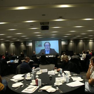 Vic Van Vuuren sent a video message