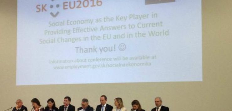 Social Economy conference in Bratislava